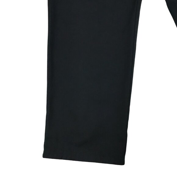 VINTAGE Women's 18W EDDIE BAUER Black Wrinkle Resistant Flat Front Khakis - Picture 6 of 6